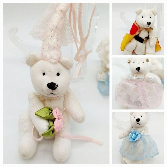 Aurora Bears Of Camelot Finger Puppets Set Of 4 Incomplete 2002 - Picture 1 of 10